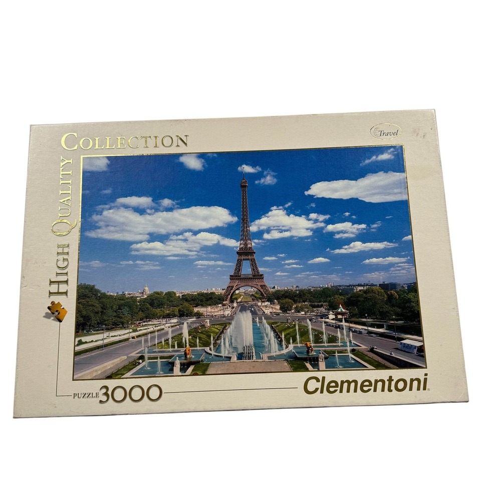 Clementoni 3000 Piece Pcs Eiffel Tower Paris High Quality Collection‎ UNCOUNTED